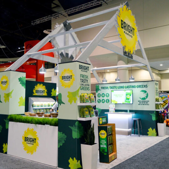 Bright Farms Booth Display