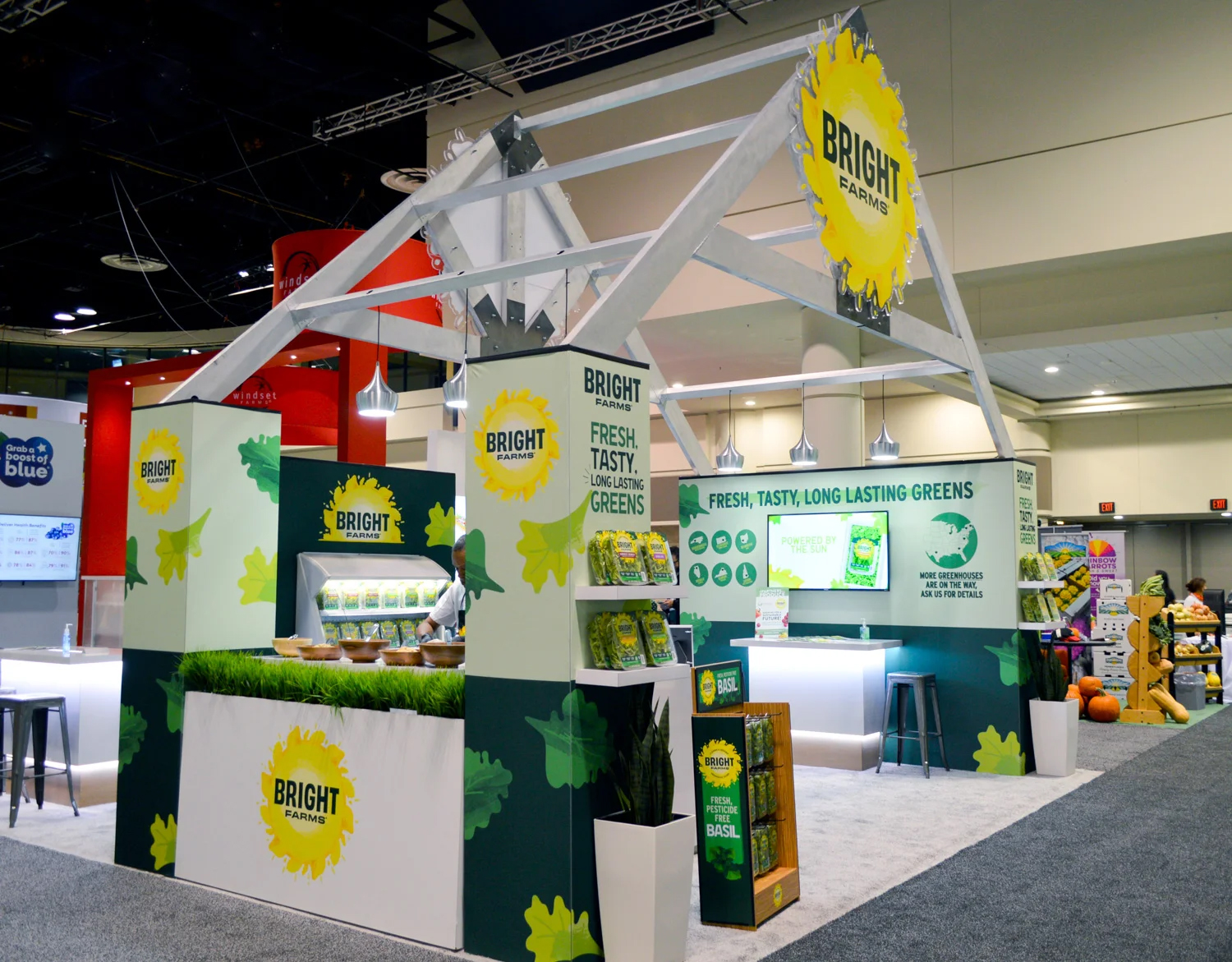 Bright Farms Booth Display