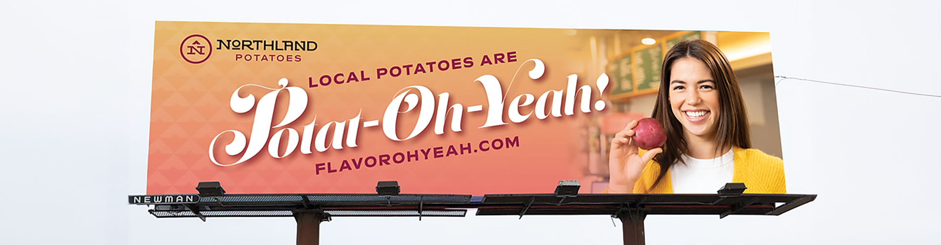 Northland Potatoes Brand Billboard Ten Acre Marketing Header